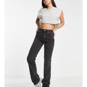 ASOS design tall 90’s straight jean in washed black